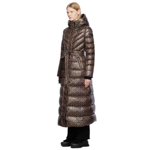 MACKAGE Calina Logo-print Padded Long Down Coat - Picture 3 of 13